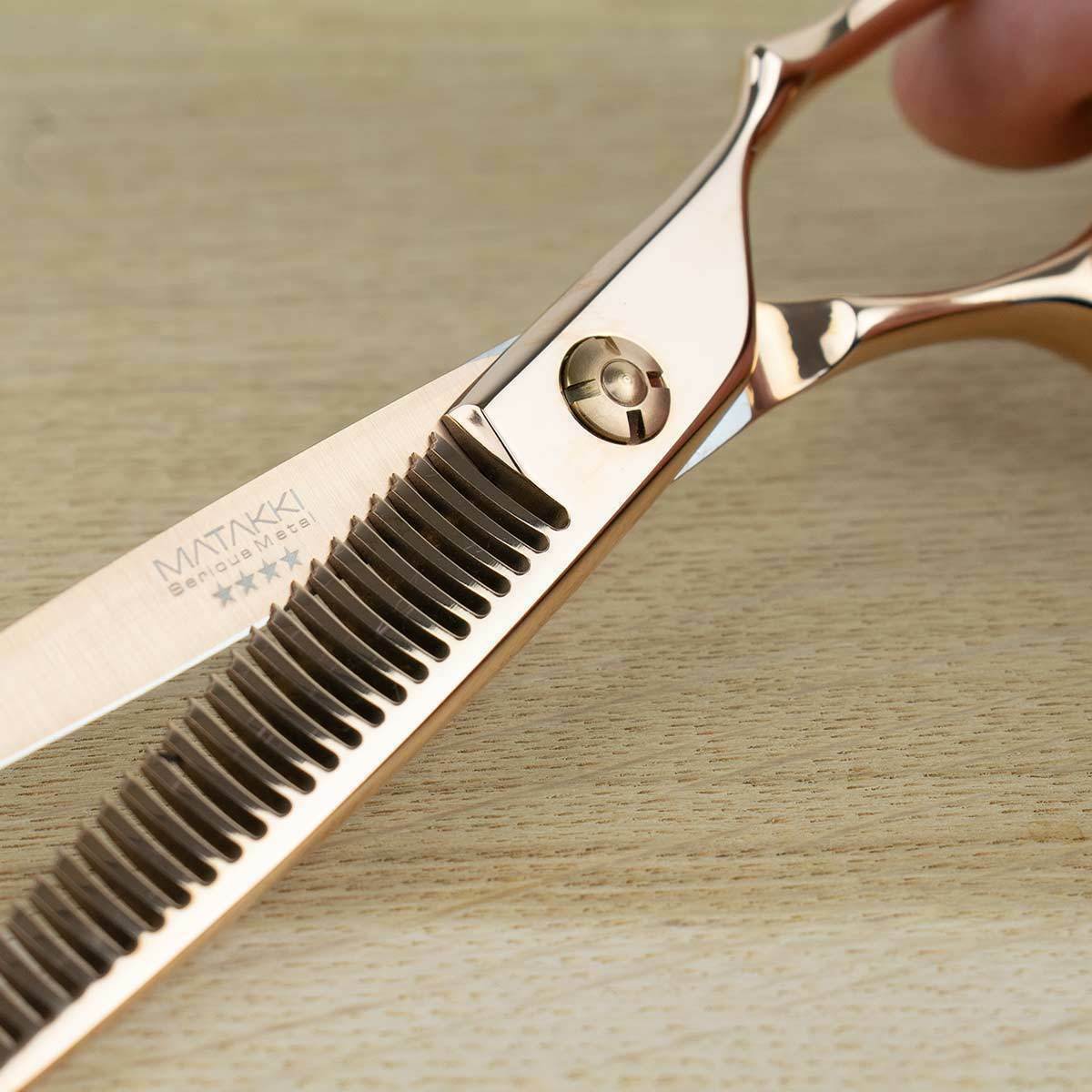 Matakki Ikon Thinning Scissors 6" (Rose Gold)