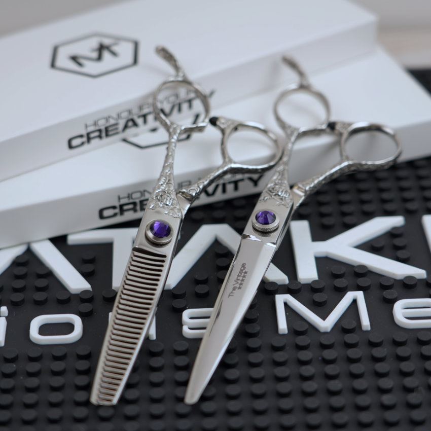 Matakki Vintage Scissor & Thinner Set (Royal)