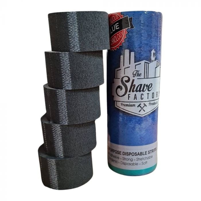 The Shave Factory Paper Neck Strips (Black) - 500 Strips