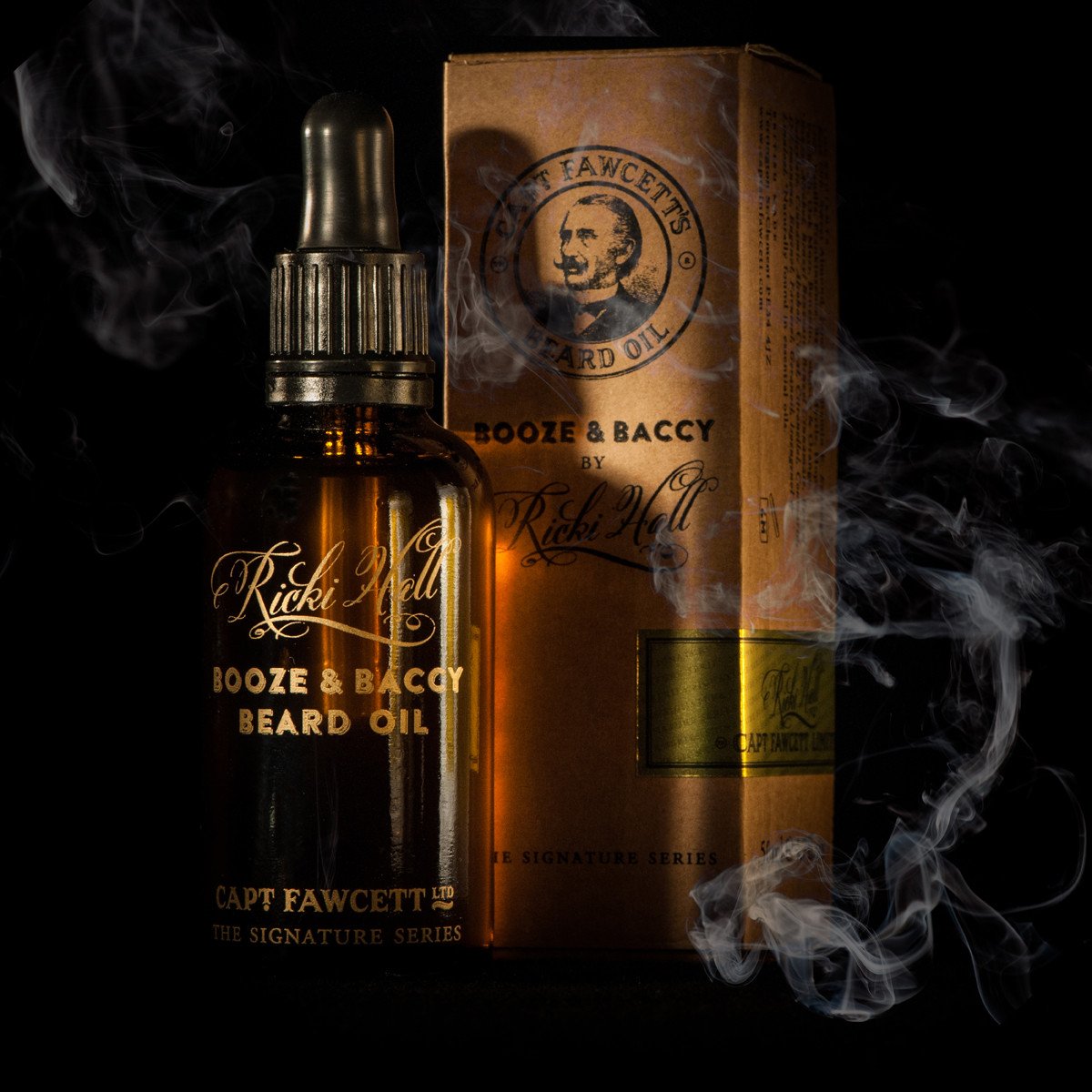 Captain Fawcett Booze & Baccy Beard Oil By Ricki Hall - 50ml