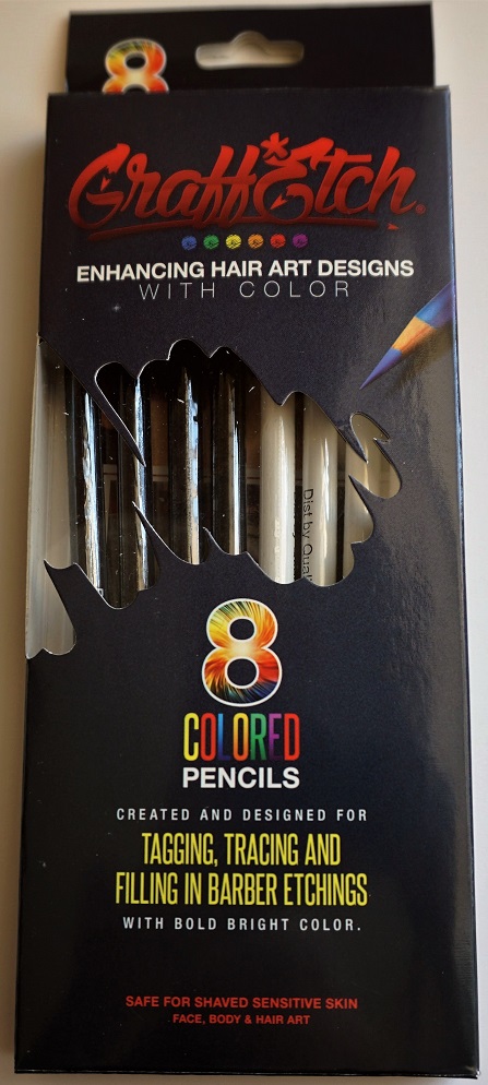  Graff Etch Hair Pattern Pencils - Black & White