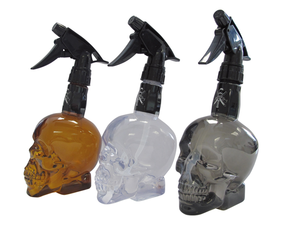 Skull Design Water Spray Bottle - Smokey