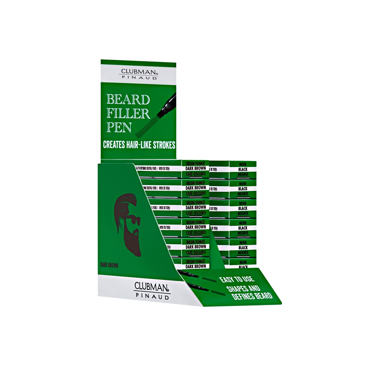 Clubman Pinaud Beard Filler Pencil Display - 12pc 