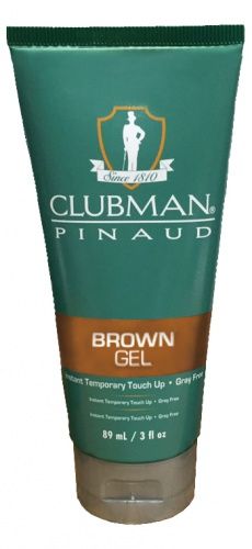 Clubman Pinaud Temporary Colour Gel Brown - 89ml