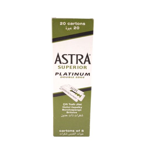 100 x Astra Superior Double Edge Razor Blades