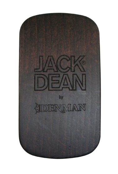 Jack Dean Gents Military Brush - Dark Wood