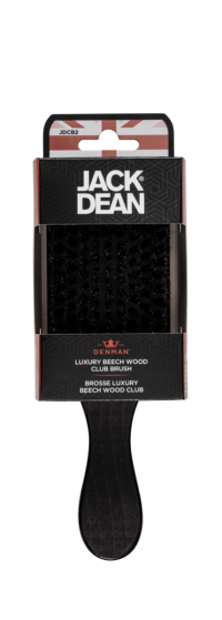 Jack Dean Gents Club Brush - Dark Wood