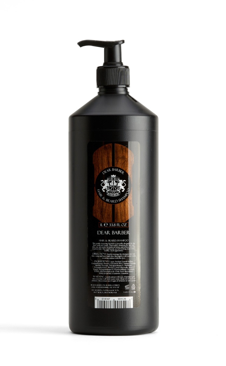 Dear Barber Shampoo with Pump  - 1 Litre