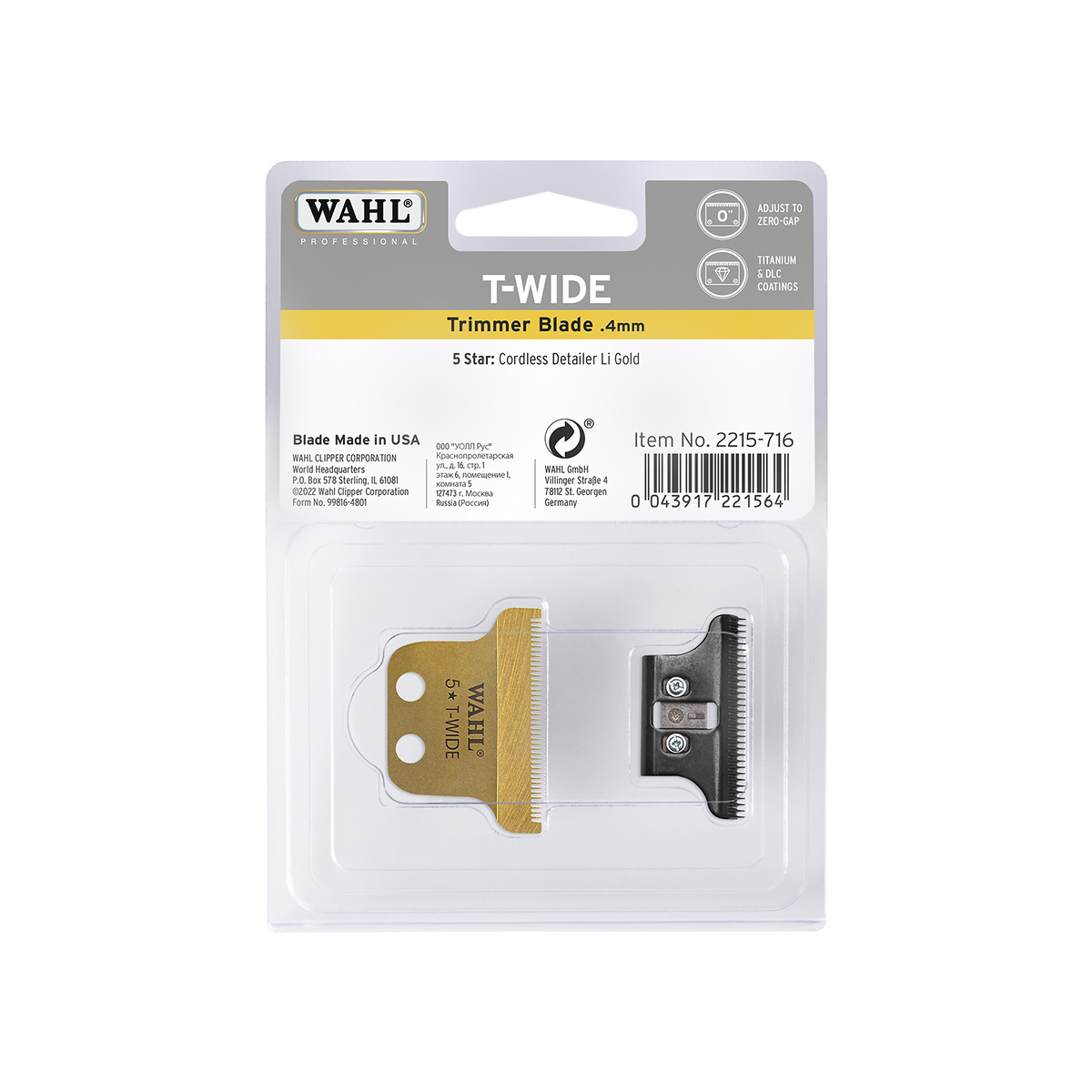 Wahl Gold Detailer Replacement Blade