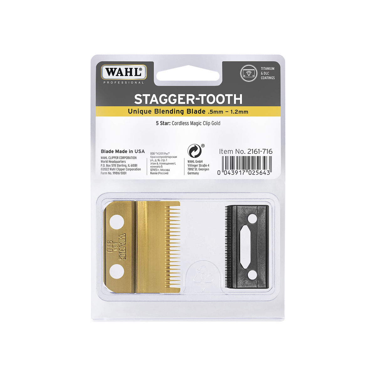 Wahl Gold Magic Clipper Replacement Blade