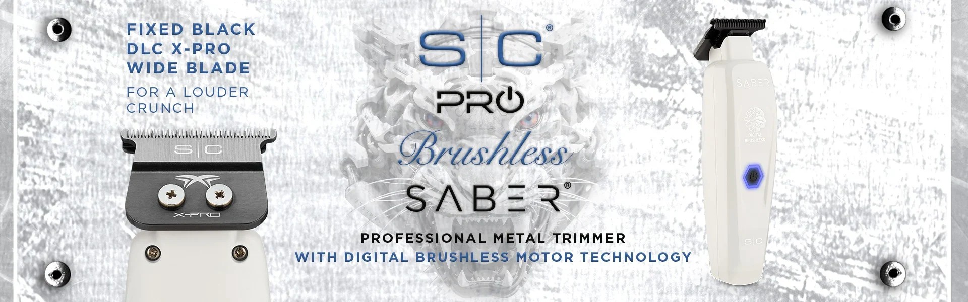 StyleCraft Saber Metal Trimmer - White