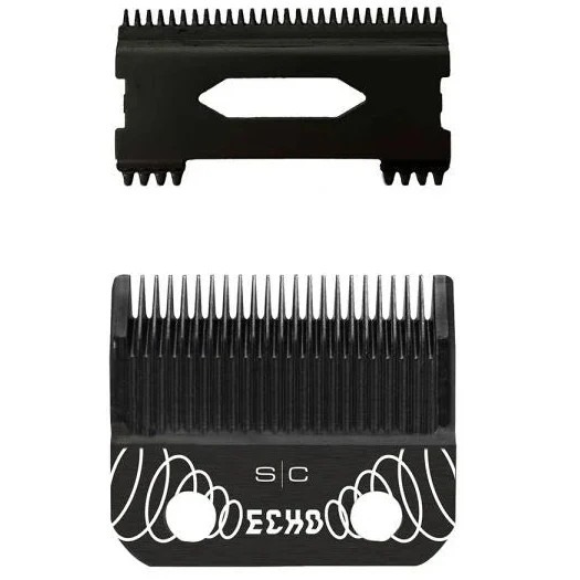 StyleCraft Clipper Blade Set - DLC Fixed Echo Blade with Shallow Tooth 2.0 Cutter
