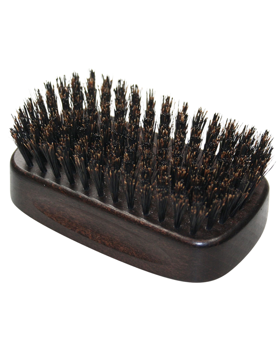 Jack Dean Gents Military Brush - Dark Wood