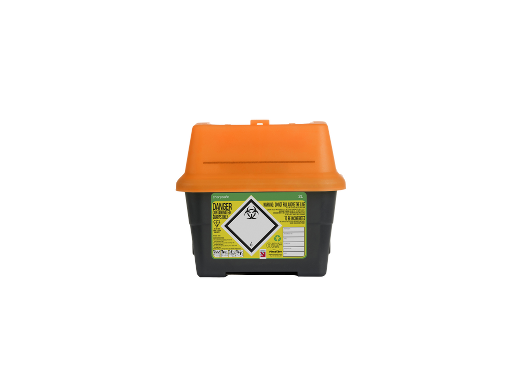 2 Litre Sharpsafe Blades Disposal Box